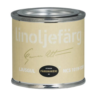 LINOLJEFÄRG LJUSGUL 0,1L - OTTOSSON