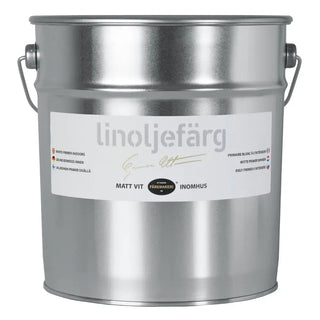 LINOLJEFÄRG MATT VIT INNE 5L - OTTOSSON