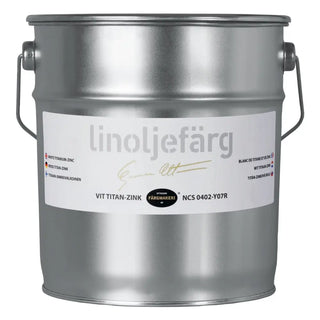 LINOLJEFÄRG VIT TITAN-ZINK 3L - OTTOSSON