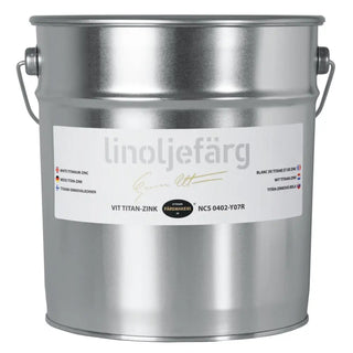 LINOLJEFÄRG VIT TITAN-ZINK 5L - OTTOSSON