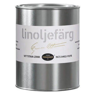Ottosson Linoljefärg Vit Titan-zink 1l | CleanNest - OTTOSSON | CleanNest