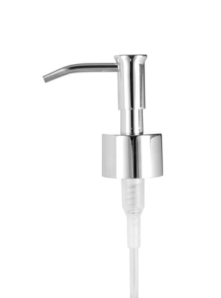 LENE BJERRE Ersättningspump för Tvålpump/Lotionflaska – Modell 4 (11 cm, Silver)
