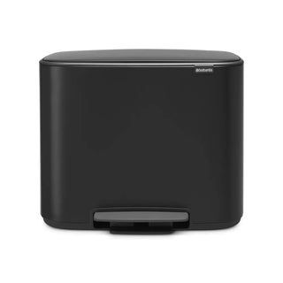 Brabantia Bo Pedal Bin Matt Svart - 36L gyllene i rostfritt-stal