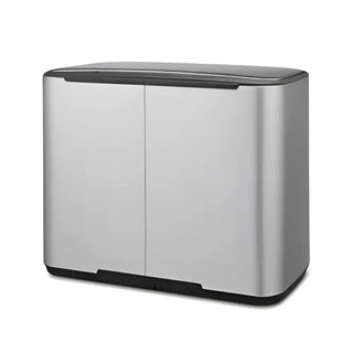 Silver Brabantia Bo Pedalhink med flyttbart innerfack och mjukstängande lock