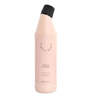 SIMPLE GOODS Toilet Cleaner Geranium Lavender Patchouli - 750 ml svart