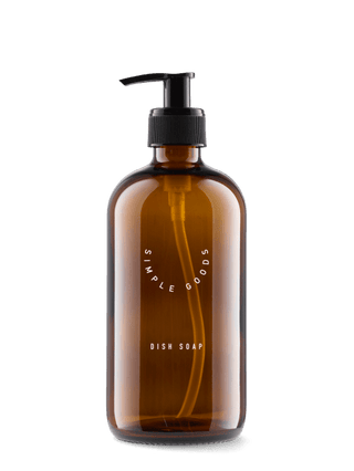 SIMPLE GOODS Empty Glass Bottle Dish Soap - 500ml
