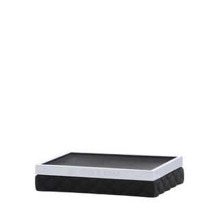 LENE BJERRE Portia Tvålfat – 13x10x3 cm, Svart/Silver