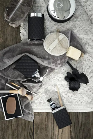 LENE BJERRE Portia Burk – Ø15x9 cm, Svart/Silver | CleanNest