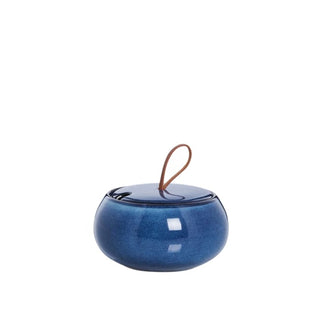 LENE BJERRE Amera Sockerskål – Ø13x7 cm, Blå