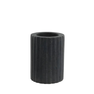 LENE BJERRE Eliana Tandborstmugg – 8x8x10,5 cm, Svart vitt