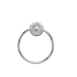LENE BJERRE Liva Handdukshållare – 18,5x15,7 cm, Silver vitt