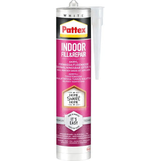 Pattex Akrylfog Inne Fyll&rep Vit 280ml | CleanNest - PATTEX | CleanNest