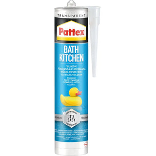 SILIKONFOG KÖK/BAD TRANS 280ML - PATTEX