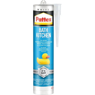 Pattex Silikonfog Kök/bad Vit 280ml | CleanNest - PATTEX | CleanNest