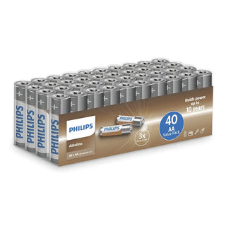 BATTERI AA/LR6 1,5V 40-PACK - PHILIPS
