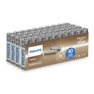 BATTERI AAA/LR03 1,5V 40-PACK - PHILIPS