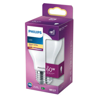 LED NORMAL FIL FROST 60W E27 VV - PHILIPS