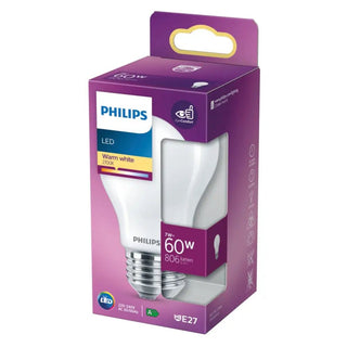 Philips LED Normal Fil Frost 60w E27 Vv | CleanNest - PHILIPS | CleanNest