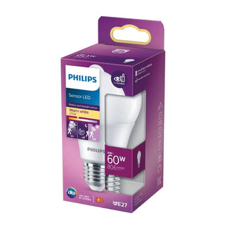 Philips LED Normal Frost 60w E27 Vv Sensor | CleanNest - PHILIPS | CleanNest