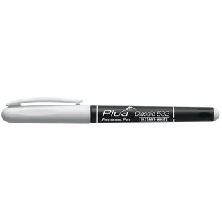 MÄRKPENNA PERMANENT 1,2MM VIT - PICA