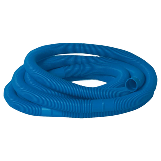 Blå PLANET POOL Poolslang 6 m Ø 38 mm med flexibel design för poolrengöring och vattenfiltrering. Passar standardanslutningar i poolsystem.