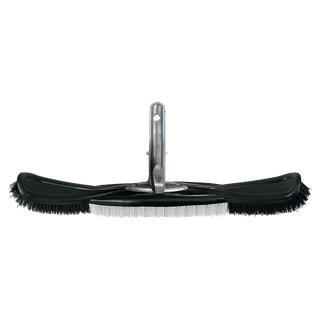 PLANET PROFFS LINJE Poolborste Aluminium 45 cm med robust borsthuvud och aluminiumfäste, idealisk för effektiv rengöring av poolväggar och botten.