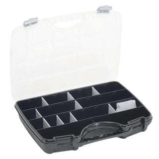 SORTIMENTBOX A46 SVART/SILVER RAACO - RAACO