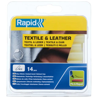 LIMSTAVAR 12MM TEXTIL & LÄDER 14ST - RAPID