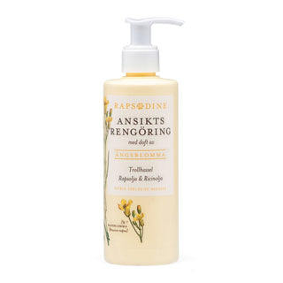Rapsodine Ansiktsrengöring Ängsblomma 250ml med ekologisk rapsolja, skonsam rengöring för känslig hud i kategorin kroppstvål.