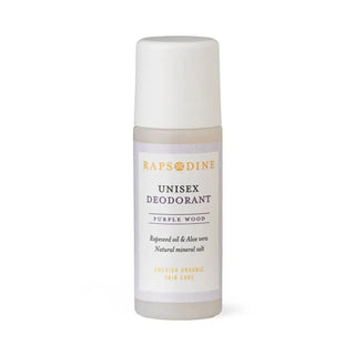 Vit roll-on deodorantflaska.