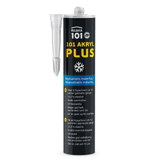Relekta Akrylfog 101 Plus Vit 310ml | CleanNest - RELEKTA | CleanNest