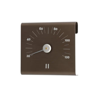 Rento Bastutermometer Aluminium Tjärbrun | CleanNest - RENTO | CleanNest