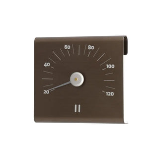 BASTUTERMOMETER ALUMINIUM TJÄRBRUN - RENTO