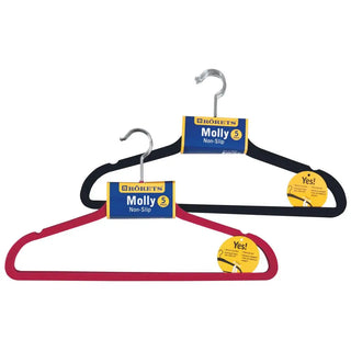 GALGE FLOCKAD 5P SORT FÄRGER MOLLY - RORETS