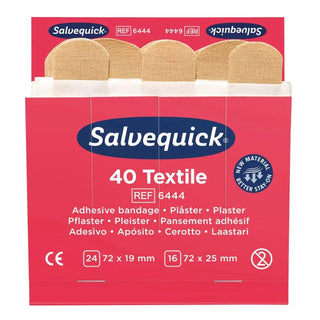 Salvequick Plåster Textil 6444 F Automat - | CleanNest - SALVEQUICK | CleanNest