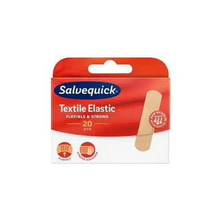 Salvequick Plåster Textil Medium - 20st | CleanNest - Salvequick | CleanNest
