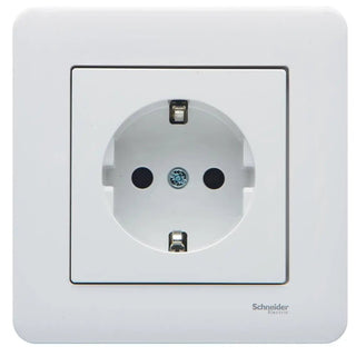 Schneider Vägguttag Inf 1v Jord Sb Exxact | CleanNest - SCHNEIDER | CleanNest
