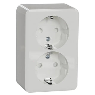 Schneider Vägguttag Upl 2 - v Jord Sb Exxact | CleanNest - SCHNEIDER | CleanNest