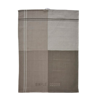 SIMPLE GOODS Blocked kitchen towel 70x50 cm