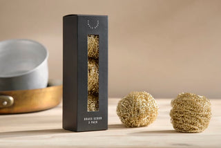 SIMPLE GOODS Brass Scrub – 3 pack