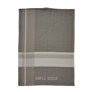 SIMPLE GOODS Checkered kitchen towel 70x50 cm