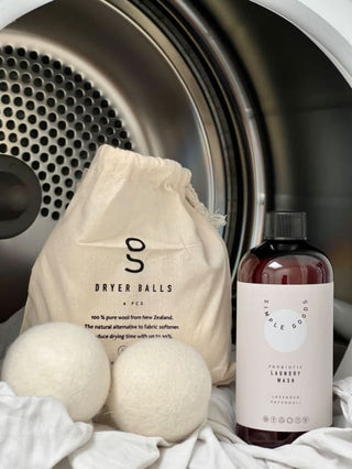 SIMPLE GOODS Dryer Balls 4 pcs. Nature 100% Wool