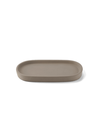 SIMPLE GOODS Flaskhållare – Oval Bricka i Betong Handgjord
