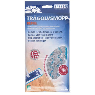 Smart Trägolvsmopp Microfiber Refill - 45 CM - Smart | CleanNest