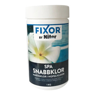 Snabbklor Granulat Spa Fixor för effektiv borttagning av organiska föroreningar