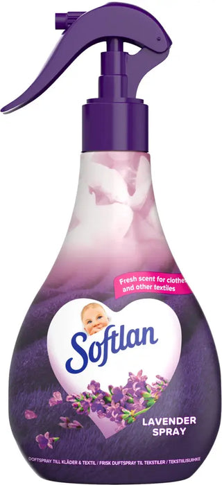 Softlan Textilspray Lavender 300ml för fräsch doft i hem och kläder