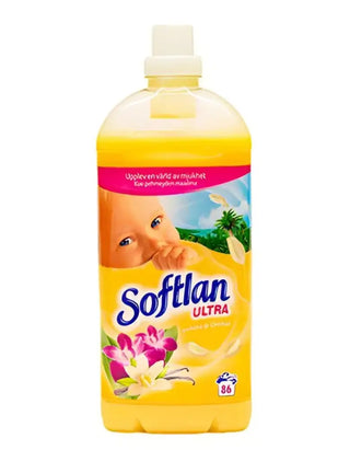Softlan Vanilla & Orchid 1300ml med långvarig doft av vanilj och orkidé