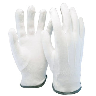 BOMULLSHANDSKE VIT SMALL - SOFTTOUCH