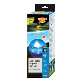 Solcellsbelysning i klotform RGB - CleanNest