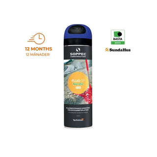 SOPPEC MARKERINGSFÄRG FLUO TP BLÅ 500ML | CleanNest - SOPPEC | CleanNest